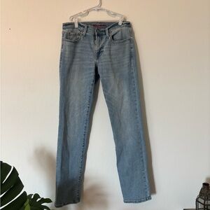 Lucky Brand Blue Women's Mid-Rise Straight-Leg Jeans